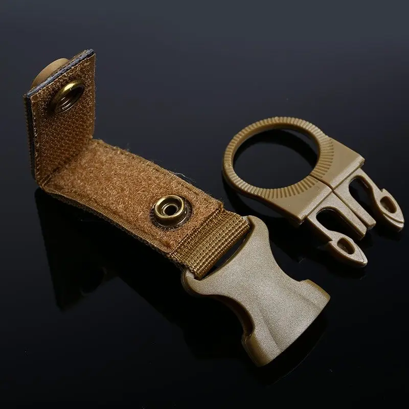 1pcs Water Bottle Holder Clip Multifunction Nylon Webbing Buckle Hook Climbing Carabiner Belt Backpack Hanger Hooks - купить по