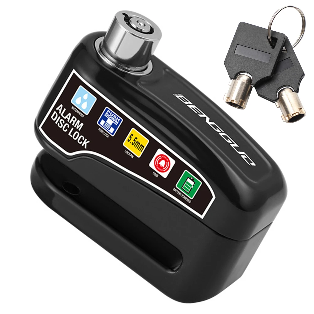 

Водонепроницаемый Противоугонный Замок Для Дискового Тормоза Мотоцикла С Ключом