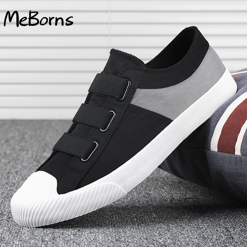 

2022 Men Canvas Casual Shoes Man Flats Loafers Leisure Breathable Lace-up Fashion Breathable Sneakers