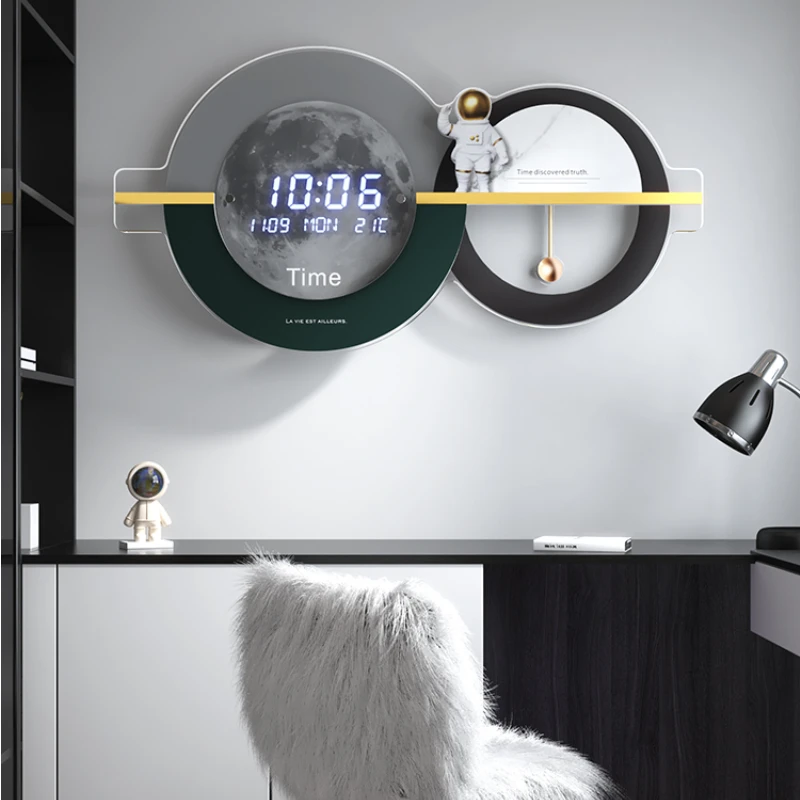 

Luxury Digital Wall Clock Modern Design Wall Clock Modern Design Silent 3d Large Led Clock Wall Saat Decoration Living Room Home