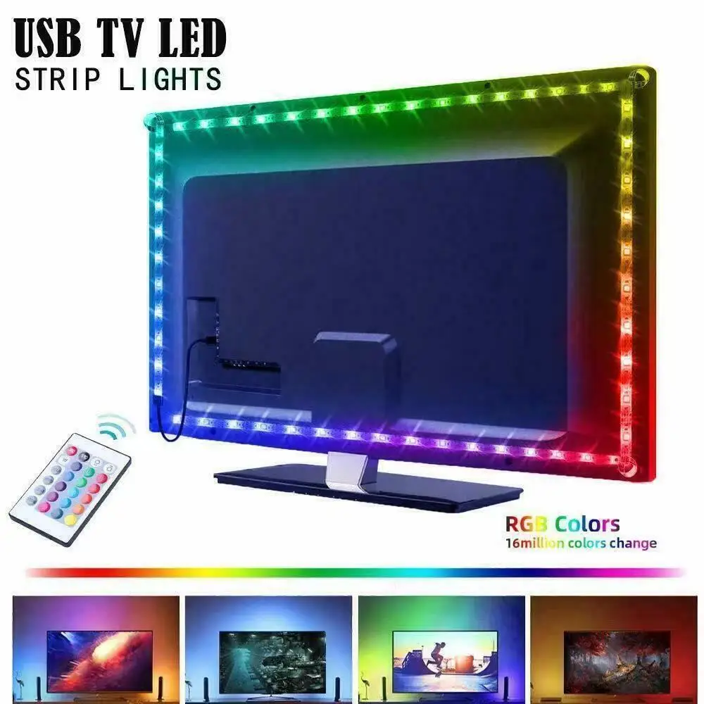 

YBX-ZN 5V Lamp with 5050rgb Bluetooth Set USB Interface Music Rhythm Colourful Colour-Changing TV Background Decorative Light