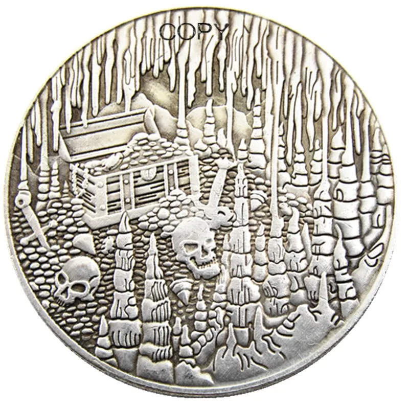 

Серебряная копия монеты Хобо Морган 1880-1899