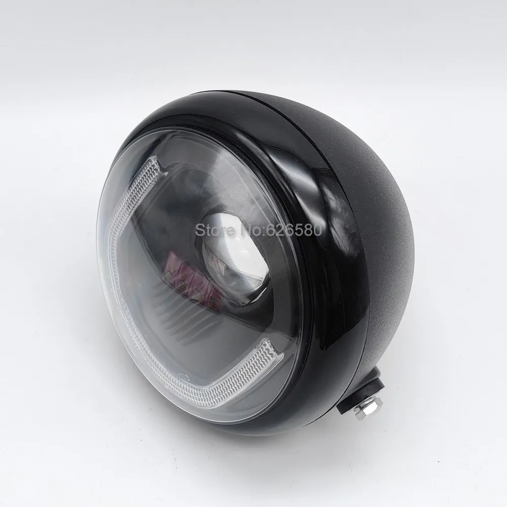 Фото Передняя светодиодная фара Citycoco 12V-60V с дальним и ближним светом для электроскутера Citycoco, высокояркие светодиодные лампы №2