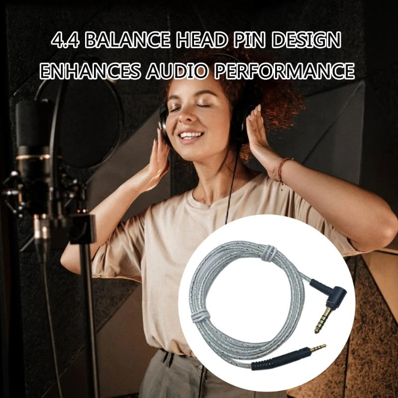 Кабель с балансными разъемами из ПВХ 4 мм для HD598/599HD558HD518/HD599/HD569 Прямая доставка