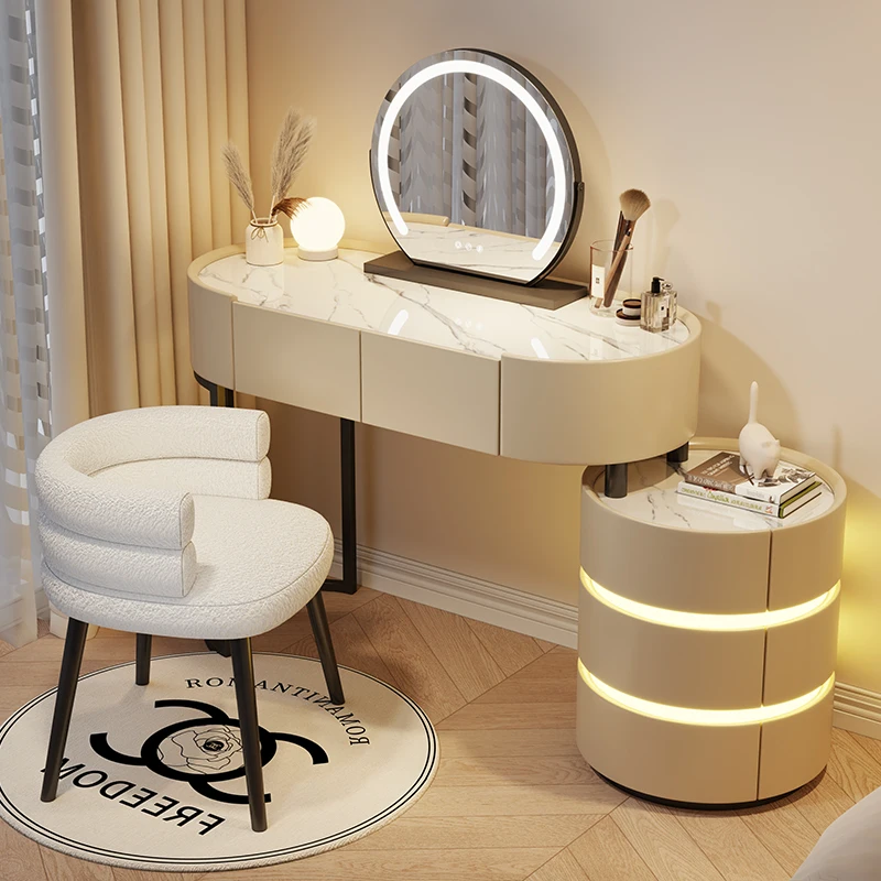 

Modern Drawer Dressing Table Luxury Nordic Makeup Girl Dressing Table Bedroom Storage Penteadeiras De Maquiagem Furniture