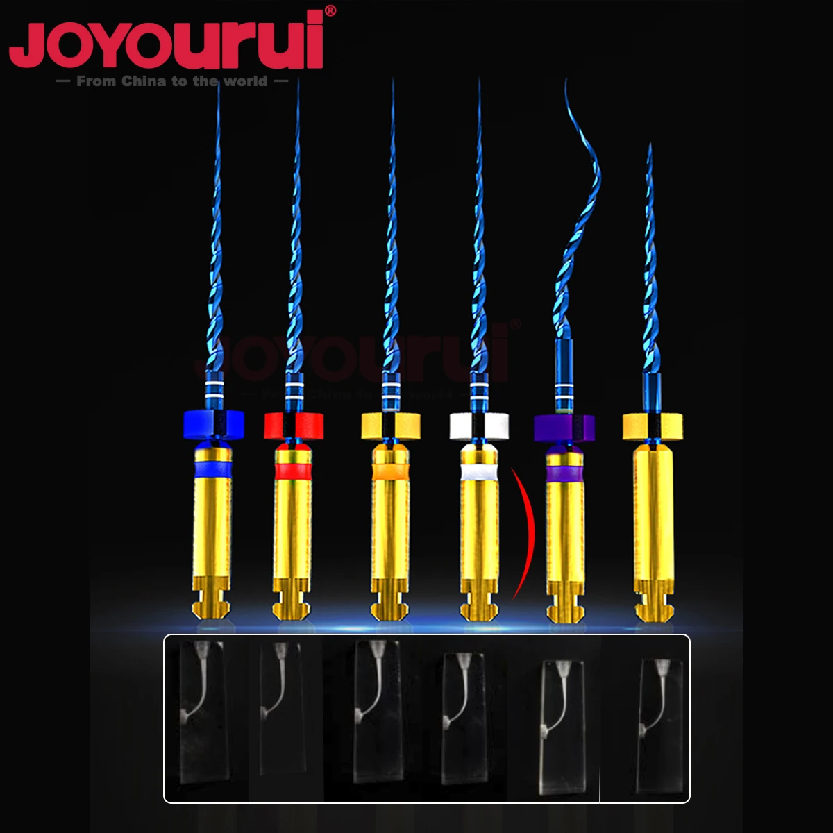 JOYOURUI Никель-титановые термофайлы для корневых каналов