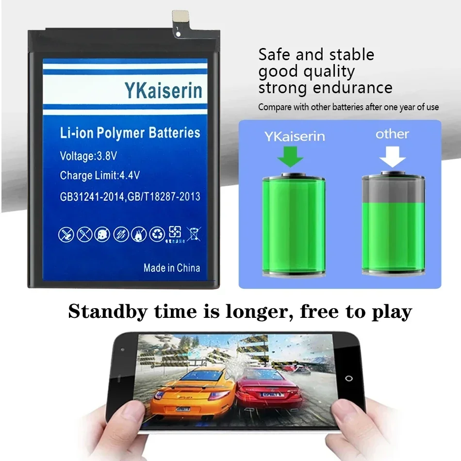 YKaiserin BLP813 Аккумулятор для One Plus Oneplus 1 + Nord N100 BE2011BE2012 BE20151 A0001 2 3 3T 5/5T 6 8 Pro 1+8 A8000 Bateria