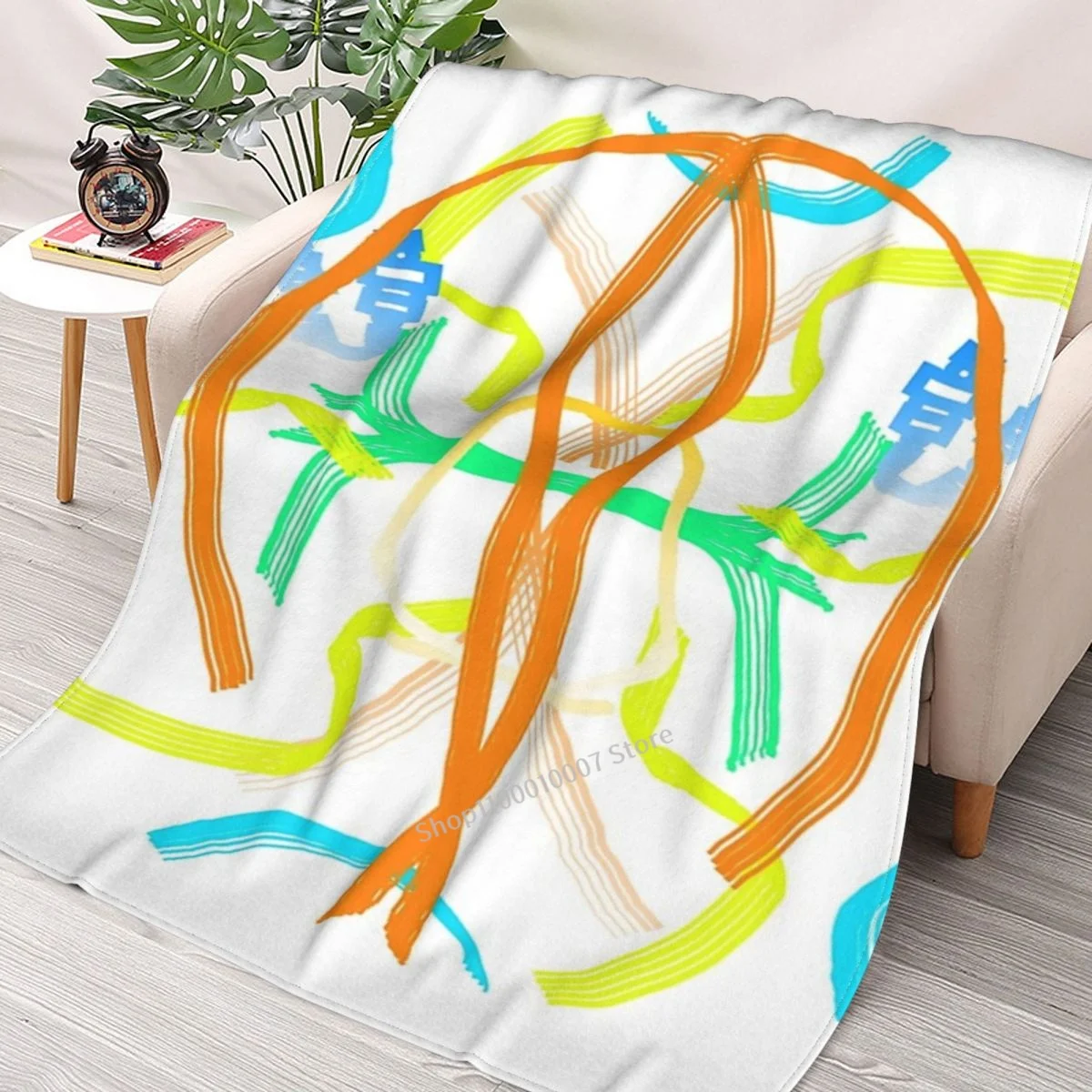 

Cool Modern Abstract 16 Art Design T-Shirts And Wall Art Abstract Design Throw Blanket printed sofa bedroom decorative blanket