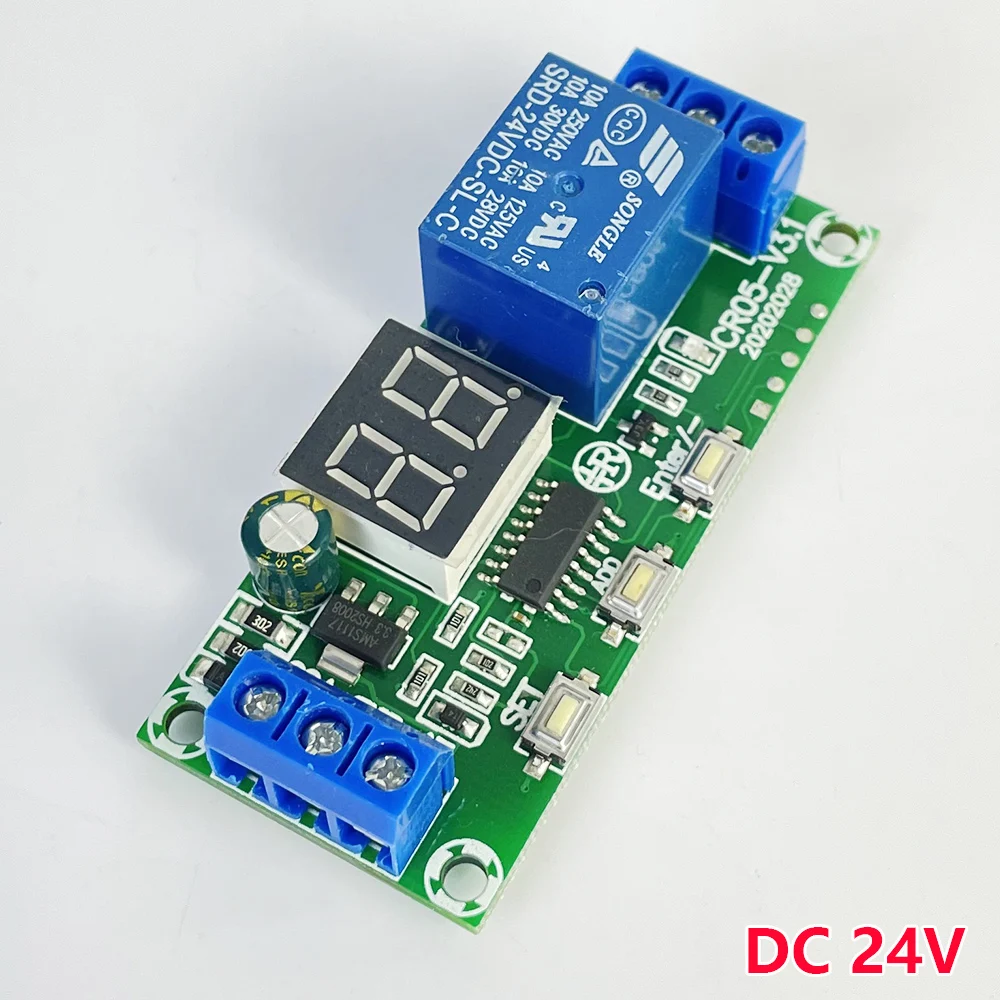 

Цифровой таймер задержки 5В 12В 24В