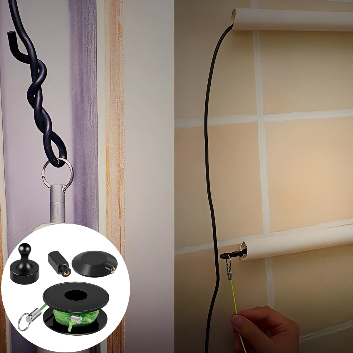 

Магнитное Устройство для вытягивания кабеля, устройство для вытягивания кабеля, профессиональный Магнитный провод