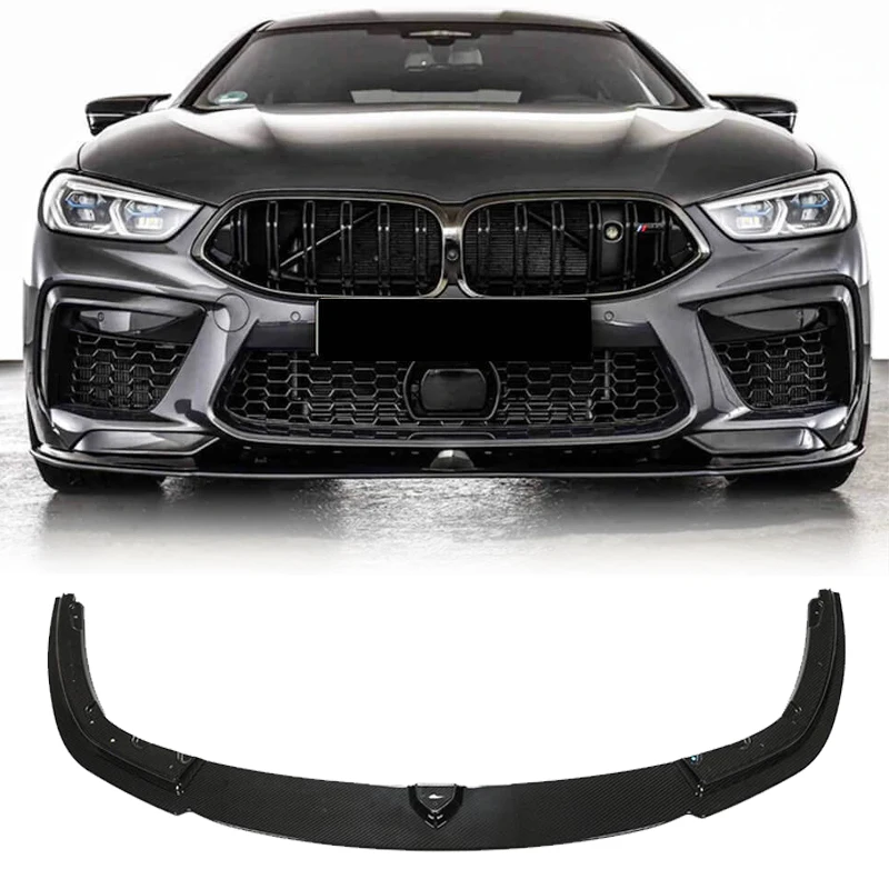 

Front Bumper Lip For BMW 8 Series F91 F92 F93 M8 2019-2022 Front Bumper Lip Spoiler Wide Body Kit Lip Chin Spoiler Dry Carbon