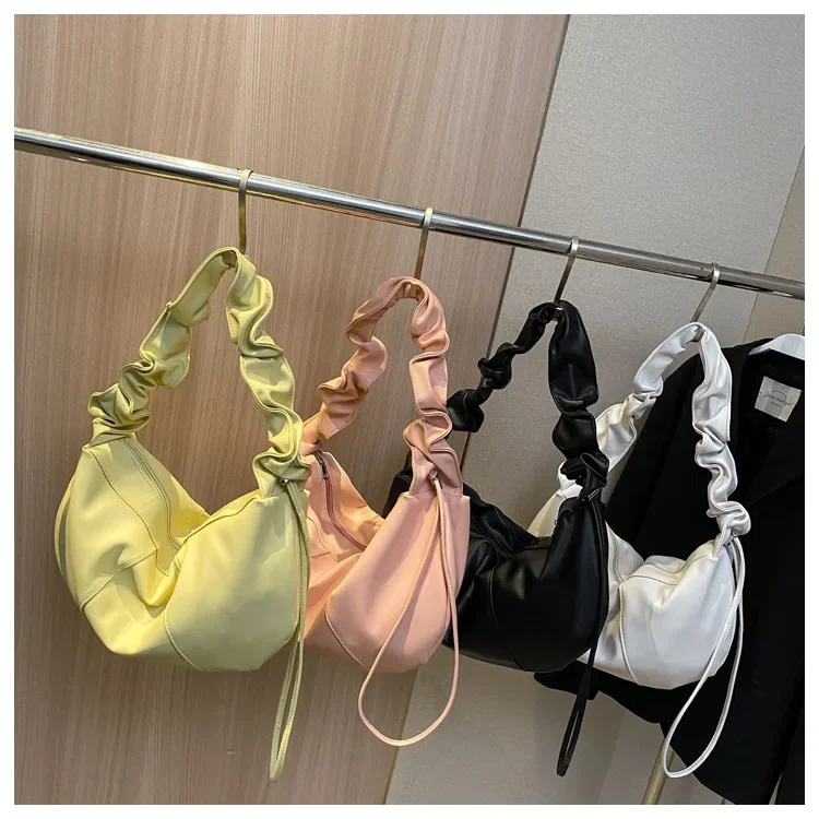 Повседневная женская сумка через плечо из искусственной кожи Дамский Хобо