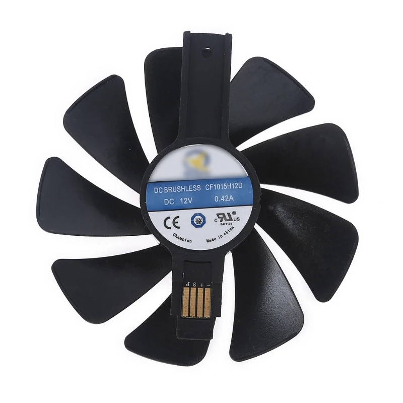 

K1KF для Sapphire Nitro RX480 570 VGA вентилятор 95 мм/3,74 дюйма 2 шт. 4 контакта 12 В а охлаждающий вентилятор CF1015H12D охлаждающий вентилятор для видеокарты