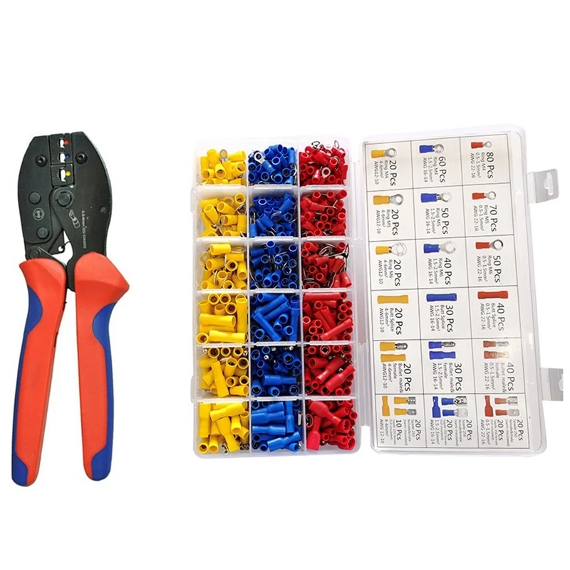 

LY-30J Crimping Tool Pliers Suitable For 22-10 AWG 0.5-6.0Mm² Automotive Terminals And Connectors Crimping Pliers