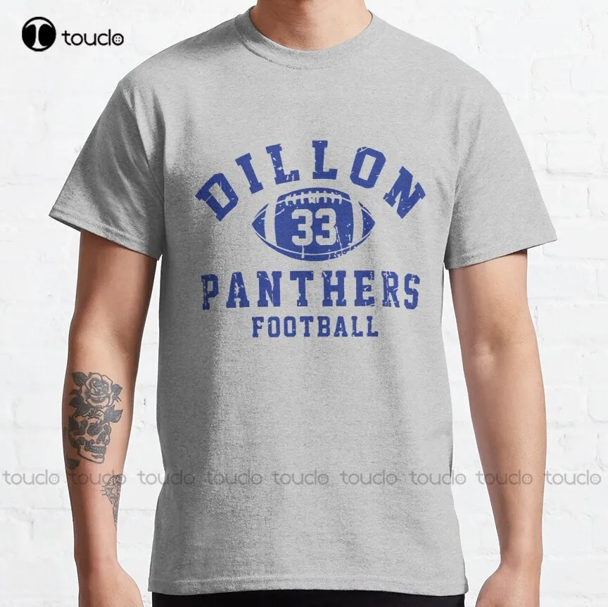 Dillon 33 Panthers Football friday night lights tv show Classic T-Shirt dog shirt Custom aldult Teen unisex digital printing