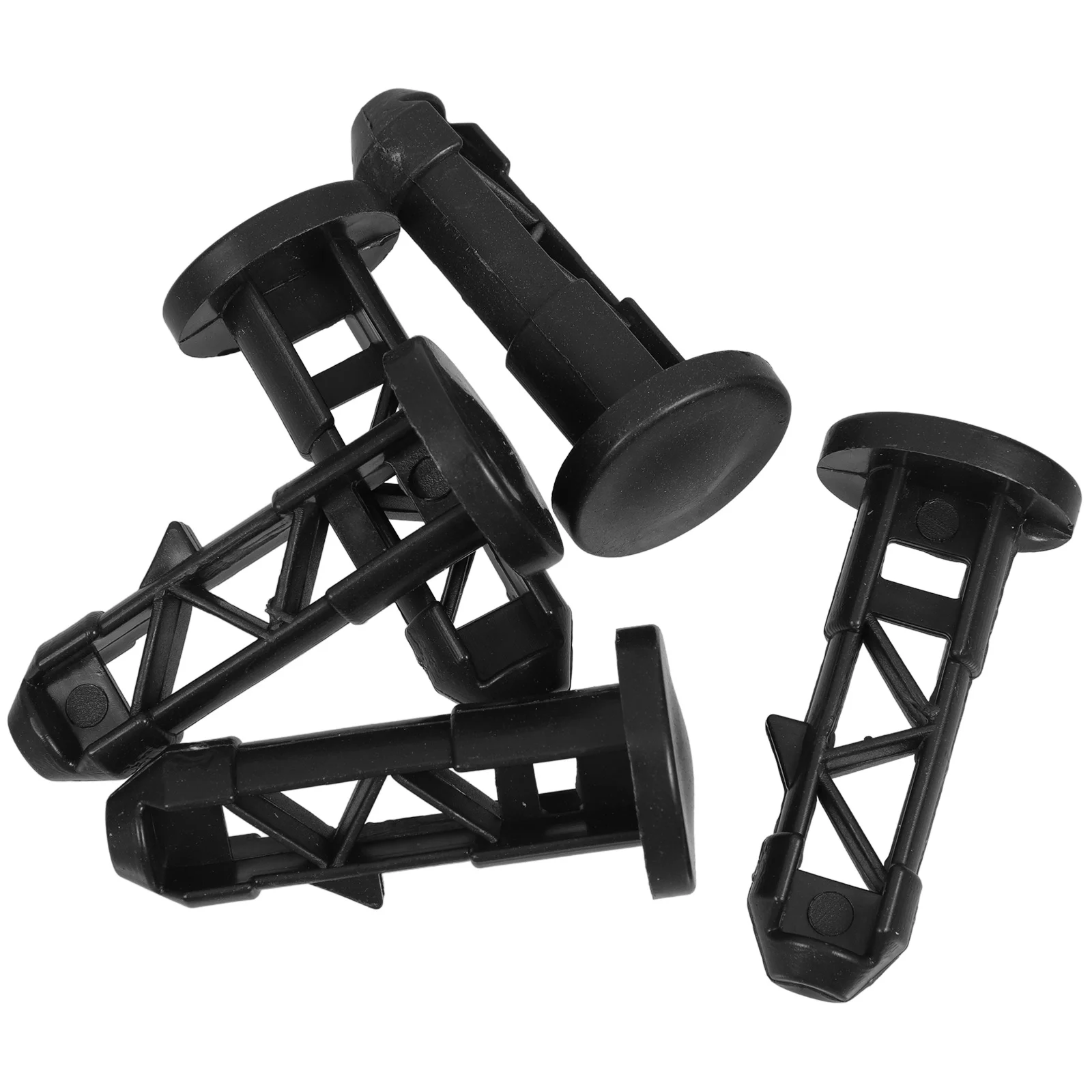 5 шт. пластиковые защелки для мусорных баков чёрные