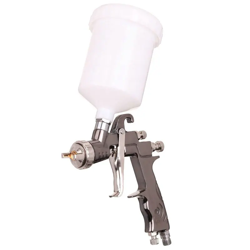 Sicopro Pneumatic Spray Gun LVLP Non-drip Painting Lacquer Nozzle Size 1.3mm Top Plastic Tank High Effie Manufacturer Tool