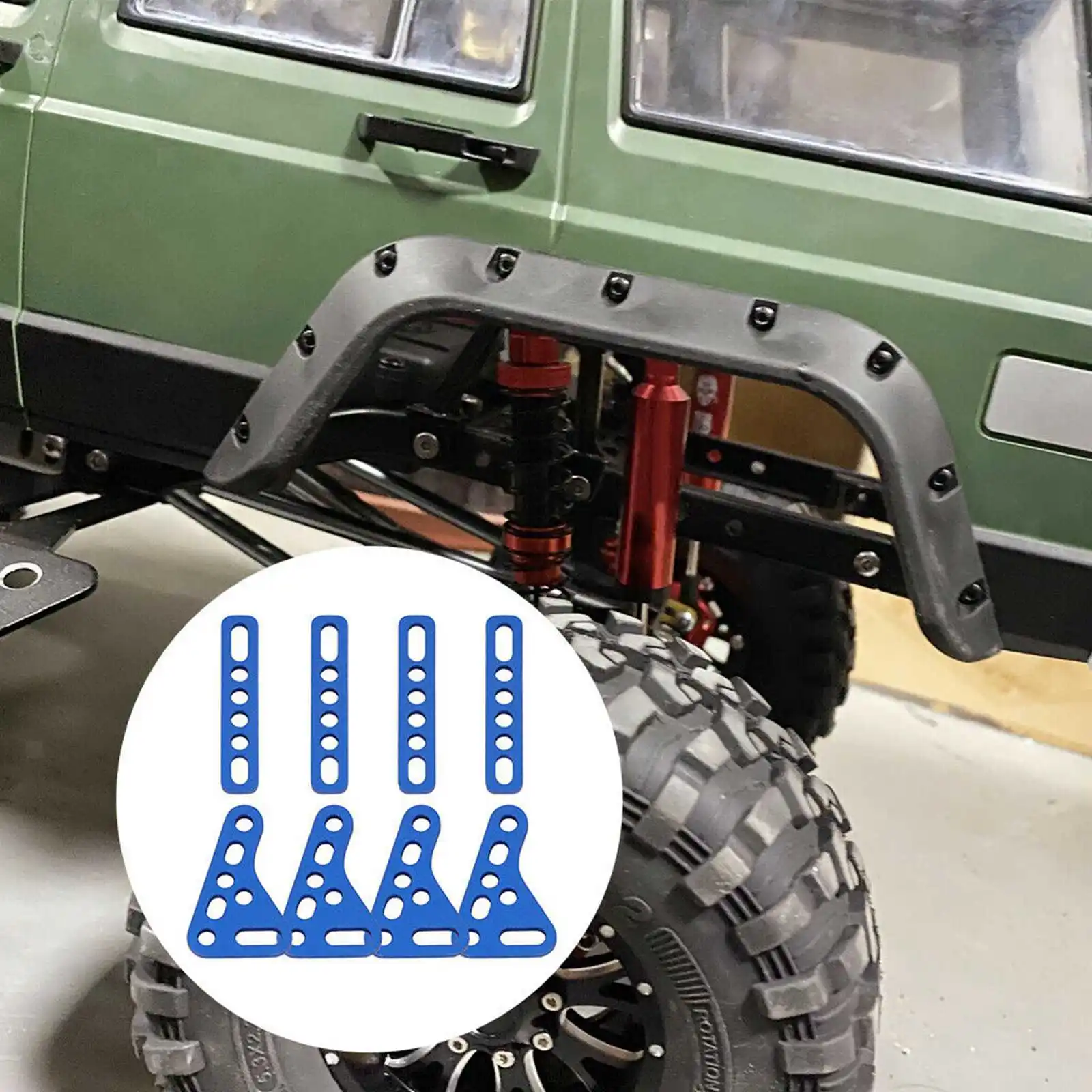 1 комплект, алюминиевый амортизатор для SCX10 SCX24 TRX4 TRX6