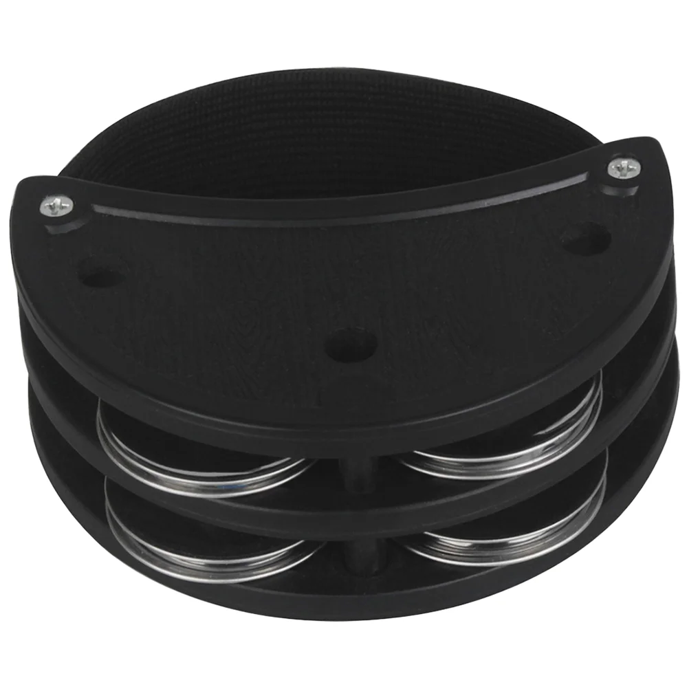 

Foot Bell Tambourine Musical Instrument Percussion Jingle Double Shaker Row Drum Orff Shaking Metal Hand Holiday Party Noise