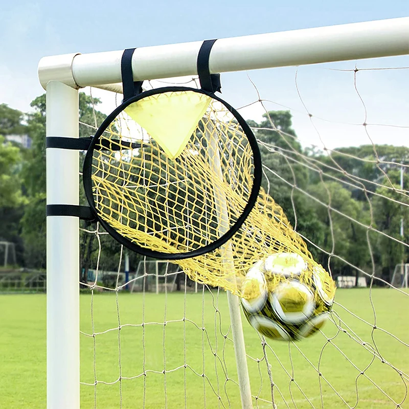 

1Pc Soccer Training Equipment Football Training Shooting Target Net Soccer Goal Youth Free Kick Practice Shooting Net