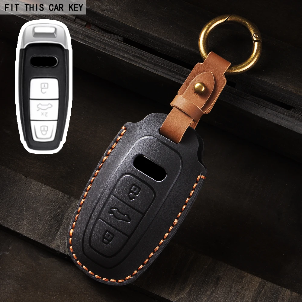 

Чехол для ключей от автомобиля, сумка для ключей для Audi a1 a3 8v a4 b9 a5 a6 c8 q3 q5 q7 tt, брелок для ключей, аксессуары, автомобильный Стайлинг, авто держатель, корпус