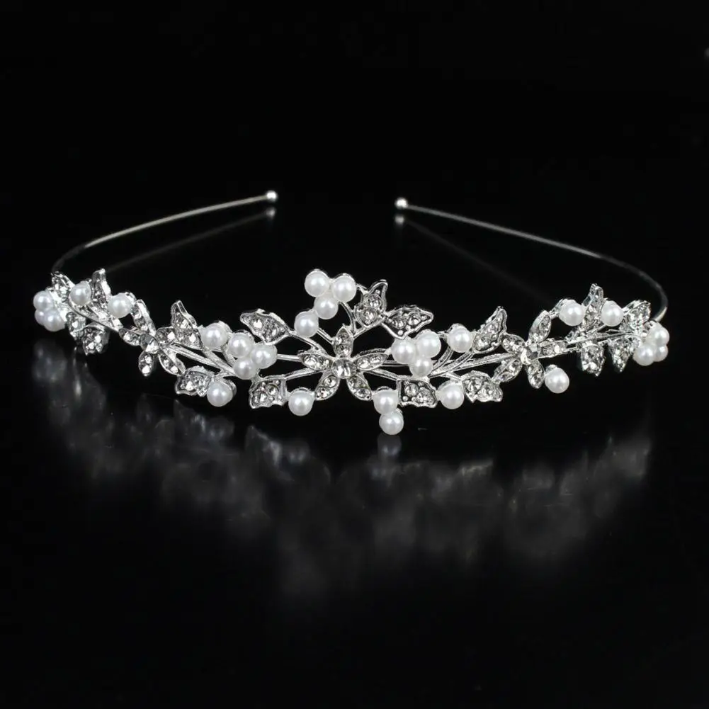 Королевская принцесса свадебные диадемы короны пресноводный жемчуг повязки для