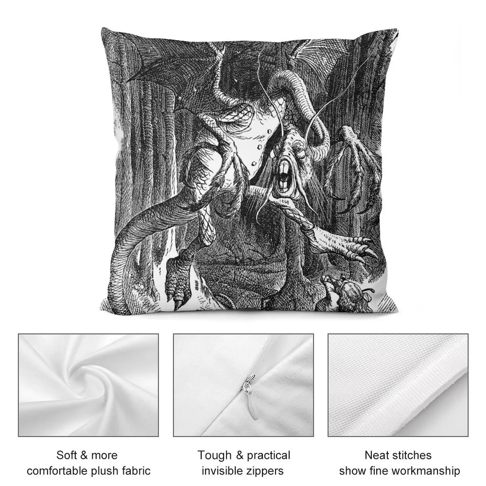 Декоративная подушка Jabberwocky диванные подушки рождественская наволочка