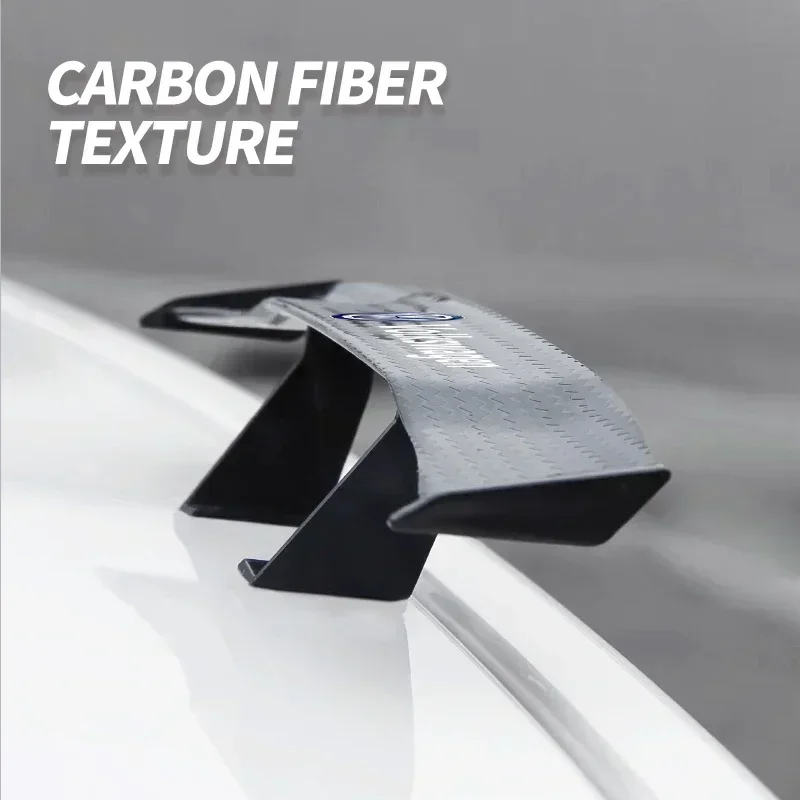 Автомобильное крошечное хвостовое крыло черный ABS мини-спойлер на заднее