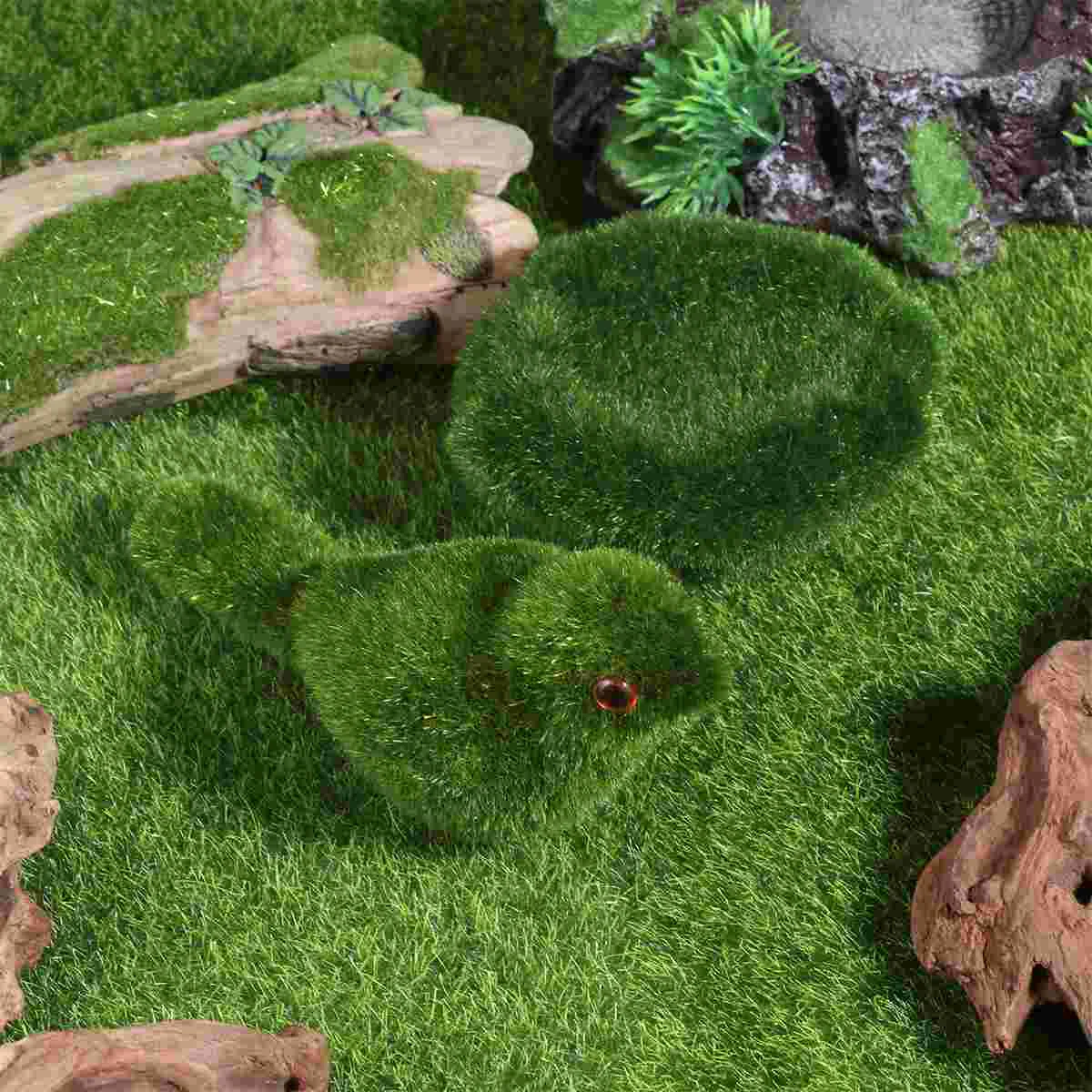 

Birdanimal Decorationsturf Decoration Ornaments Ornament Statues Figurine Miniflocked Micro Landscape Christmasartificial