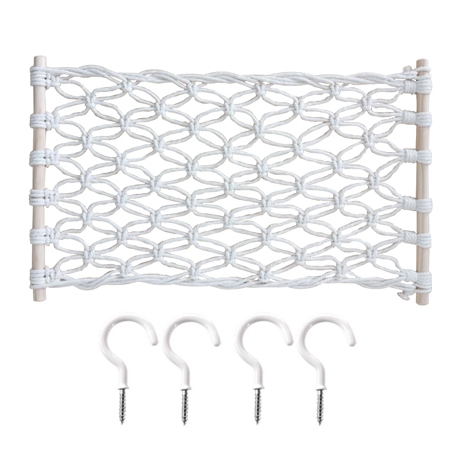 

Гамак для кухни, под шкаф, гамак для фруктов «сделай сам» с крючками, плетеная хлопковая веревка ручной работы, подвесная сумка для экономии ...