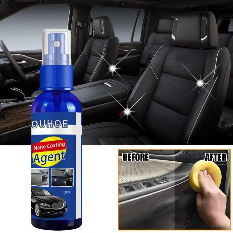 

Car Refurbish Liquid 30ml/100ml Strong Cleaning Car Restoring Liquid Spray For Home Fast Cleaning Liquid Detergent Spray For Car