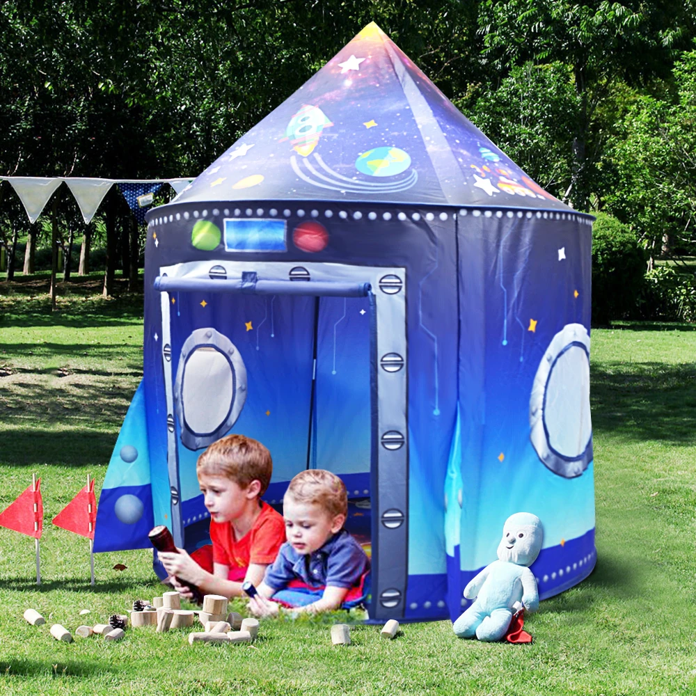 

Kids Tent Space Children Play House Child Tente Enfant Portable Baby Play House Tipi Kids Space Toys Play House For Kids