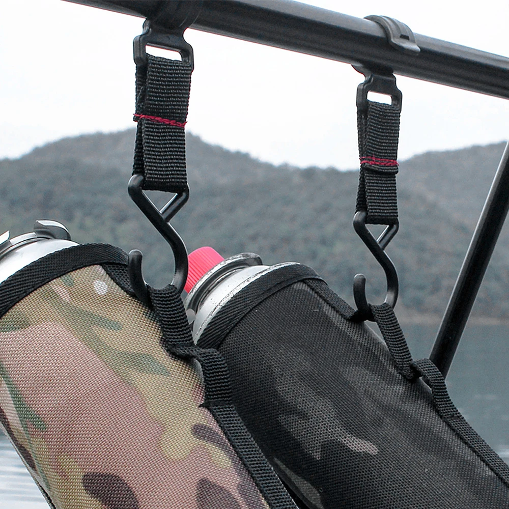 

5Pcs Outdoor Camping Moveable Storage Hook Webbing Buckle Crossbar Hook load-bearing Hook Detachable Hanging Hook S-Shaped Hook