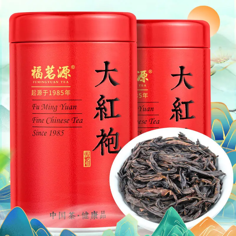 

Новый китайский Da Hong Pao 5a Большой красный халат Oolong-чай Dahongpao Oolong-органический зеленый чай-чайник 100 г/банка