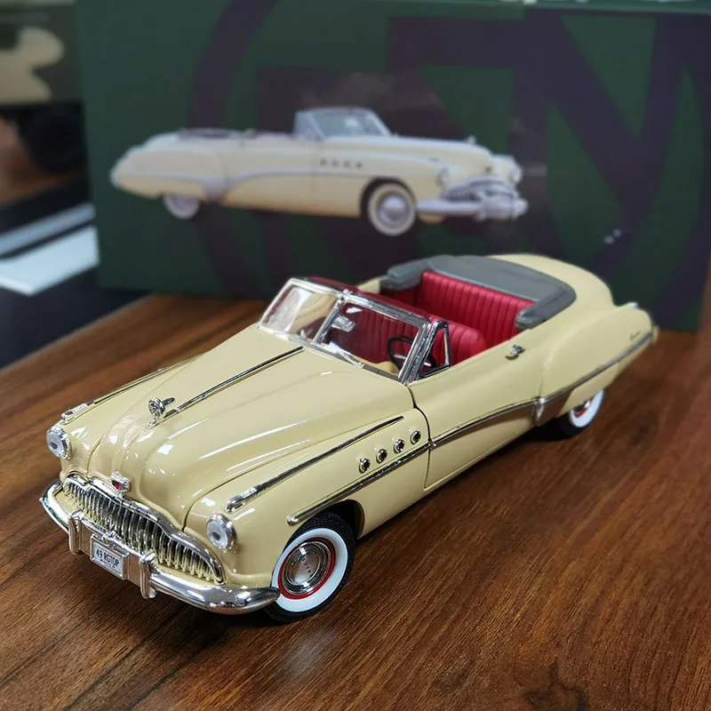 

Новинка литой под давлением Сплав 1:18 1949 Buick Roadmaster Ribira винтажная модель автомобиля для взрослых Классическая коллекция статическая демонстрационная игрушка для мальчиков