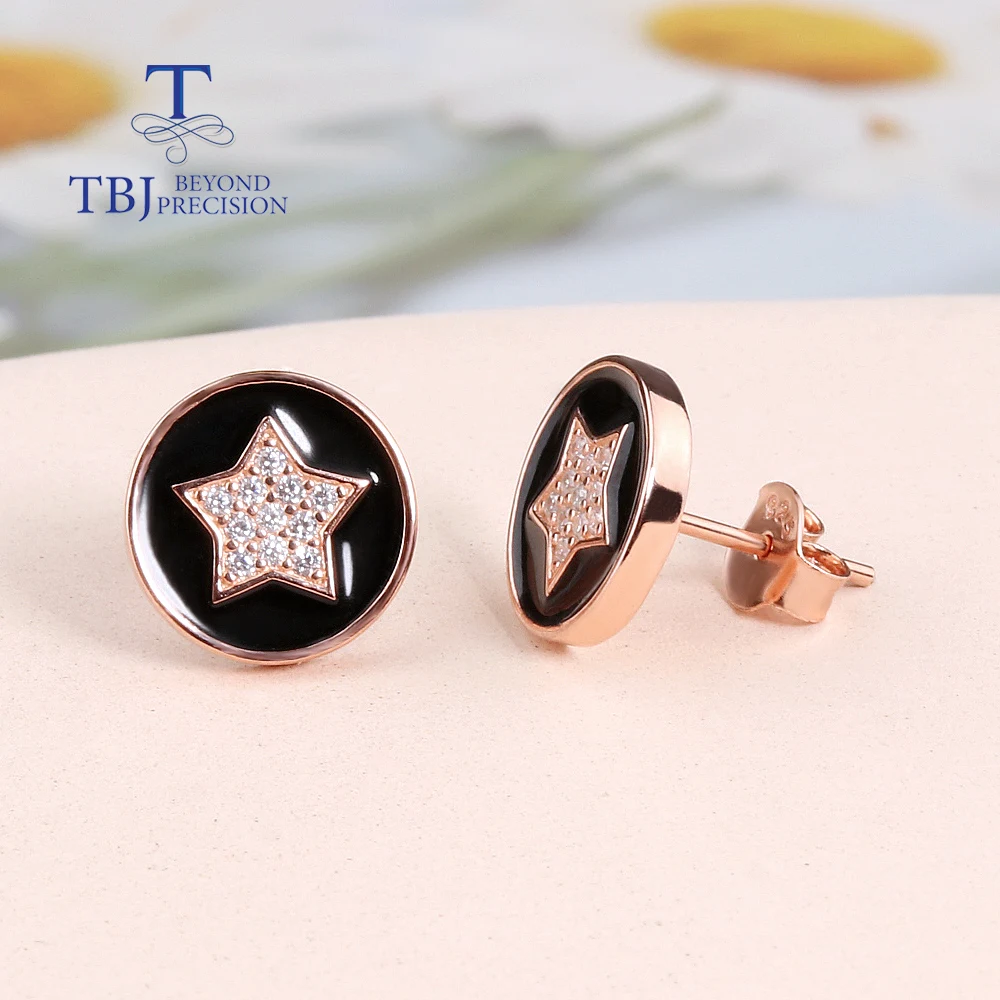 

2023 925 Sterling silver earrings stars summer vacation beach design fine jewelry for women nice gift