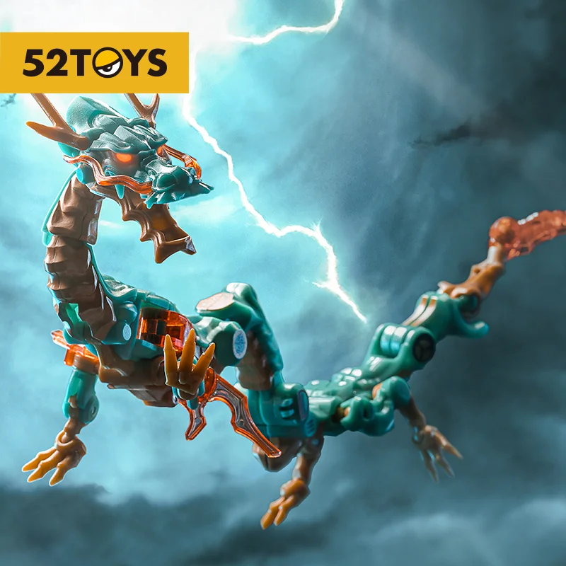 

52toys universal box series cyan Dragon deformation assembling Boys' toys