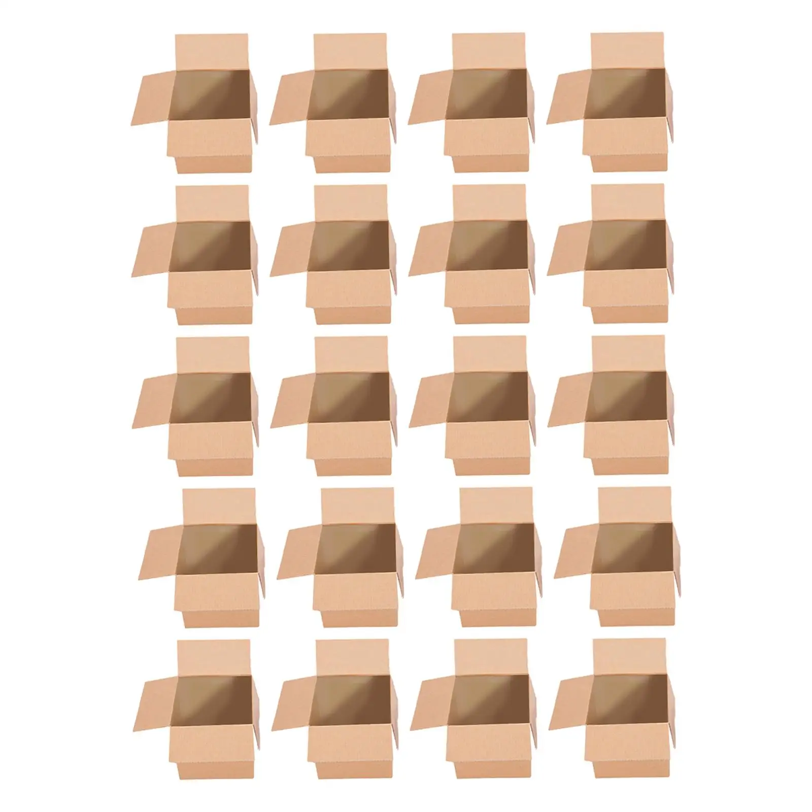 20-х шт. коробки из гофрированного картона почтовая коробка в форме куба для