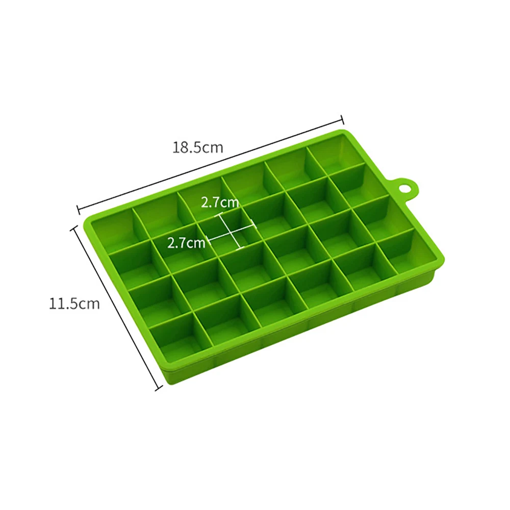 Силиконовая форма для льда с крышками 24 отделения |