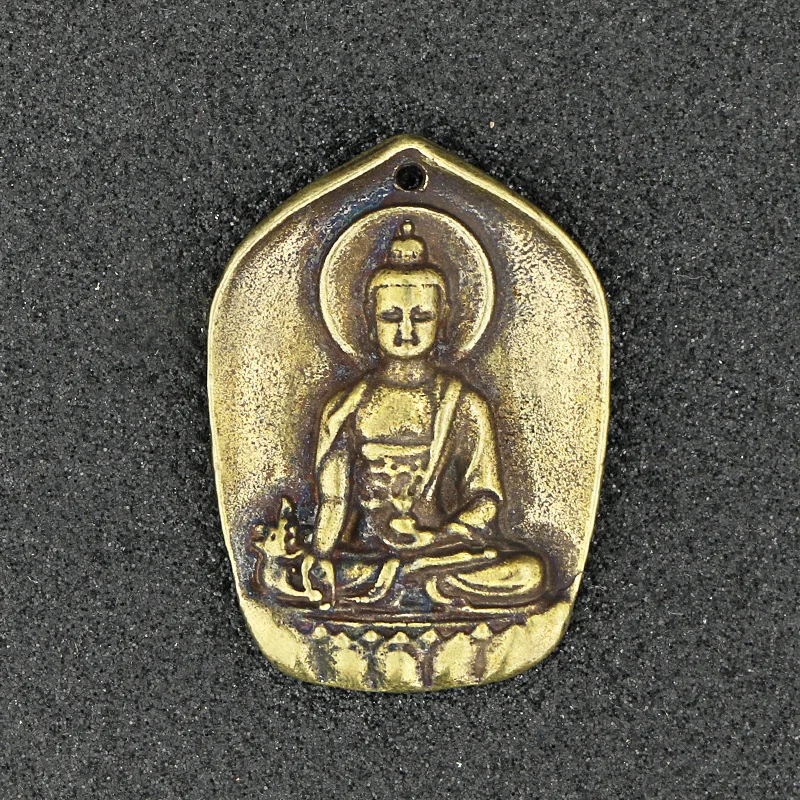 

3 шт. латунная подвеска Guanyin Bodhisattva Awate, винтажная бронзовая подвеска, статуэтка, украшения, сумка, аксессуары, брелок, Copp