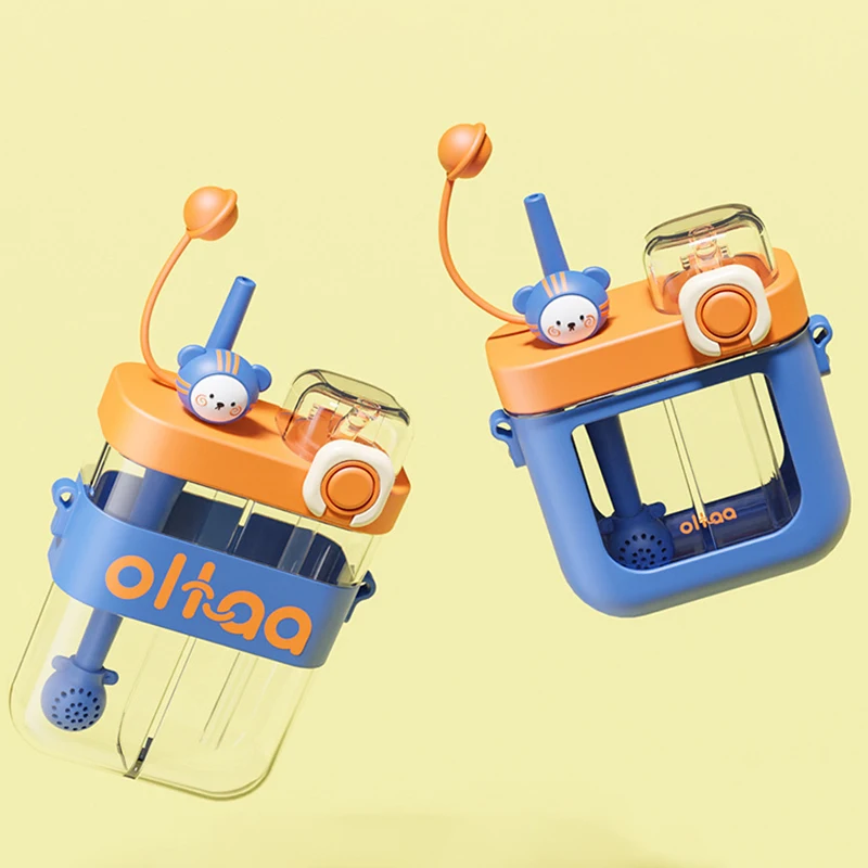 

580/800ml High Quality Water Bottle Outdoor Sport Leak Proof Seal School Kawaii Cup for Kids Tritan Drinkware BPA Free