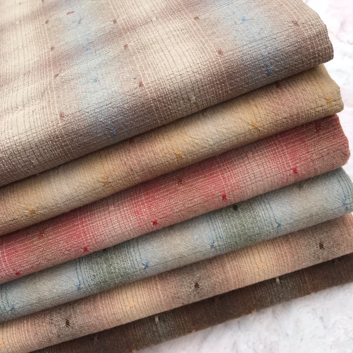 

Yarn-dyed fabric 50*70 DIY Handmade patchwork quilts 6 Different style cotton countryside Stripe, Handmade Patchwork Quilting