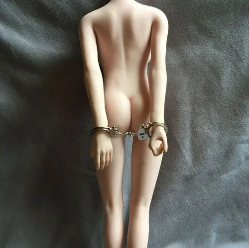 

1:6th 1cm Handcuffs Metal Mini Model Toy For 12" Action Figure prisoner prison