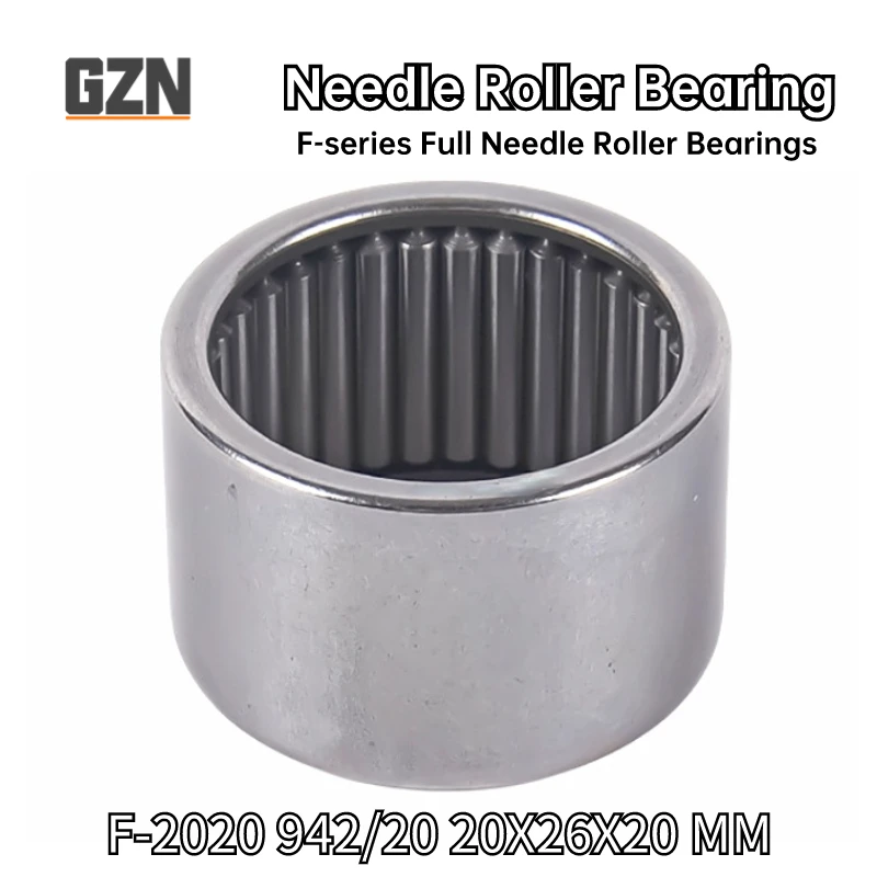 

2PCS F-2020 942/20 20X26X20 mm F-series Full Needle Roller Bearing Without Inner Ring Fully Loaded Needle Roller Bearings