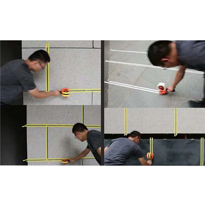 

Beauty Seam Tape Pasting Tool Curtain Wall Floor Tile Glass Textured Paper Bonding Machine Linear Guide Mark Construction Tools