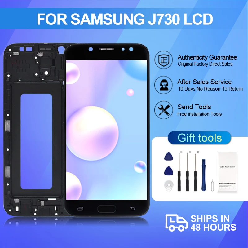 

1Pcs OLED 5.5 Inch J7 Pro J730F Screen For Samsung Galaxy J730 LCD J7 2017 Display With Touch Digitizer Assembly Free Shipping