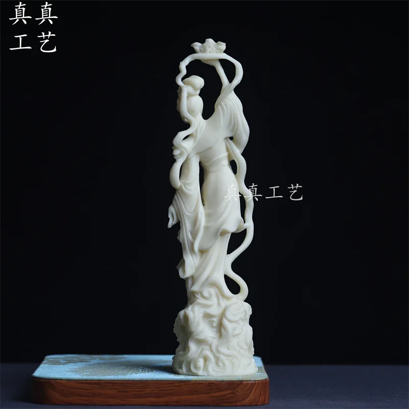 Nut из слоновой кости Tiannu Свободный цветок Красота Украшения для дома и аксессуары