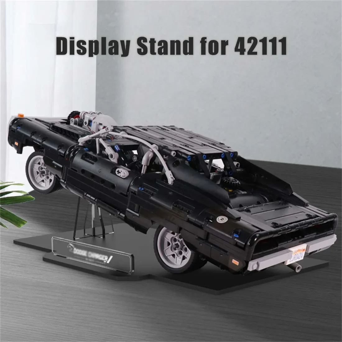 Акриловый стенд для конструктора Lego 42111 Furious Dom's Dodge ChargerRace