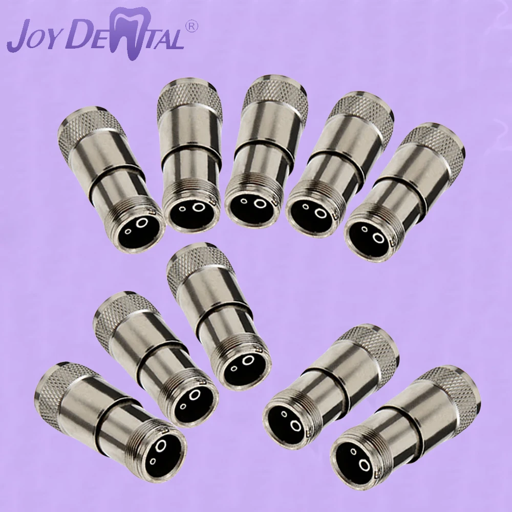 

10 Pcs/Pack JOY DENTAL 2/4 Holes Changer Turbine Adapter for Dental High Speed Handpiece Connect Tool