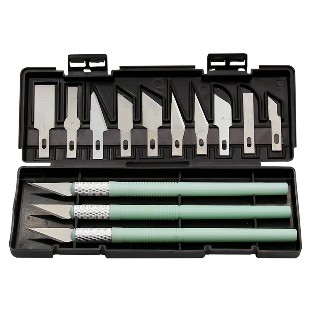 

13Pcs Carving Knife Craft Sculpture Paper Cutting Blade Tools Kit Pen Knife For Woodworking Engraving Craft Multifunctional Tool